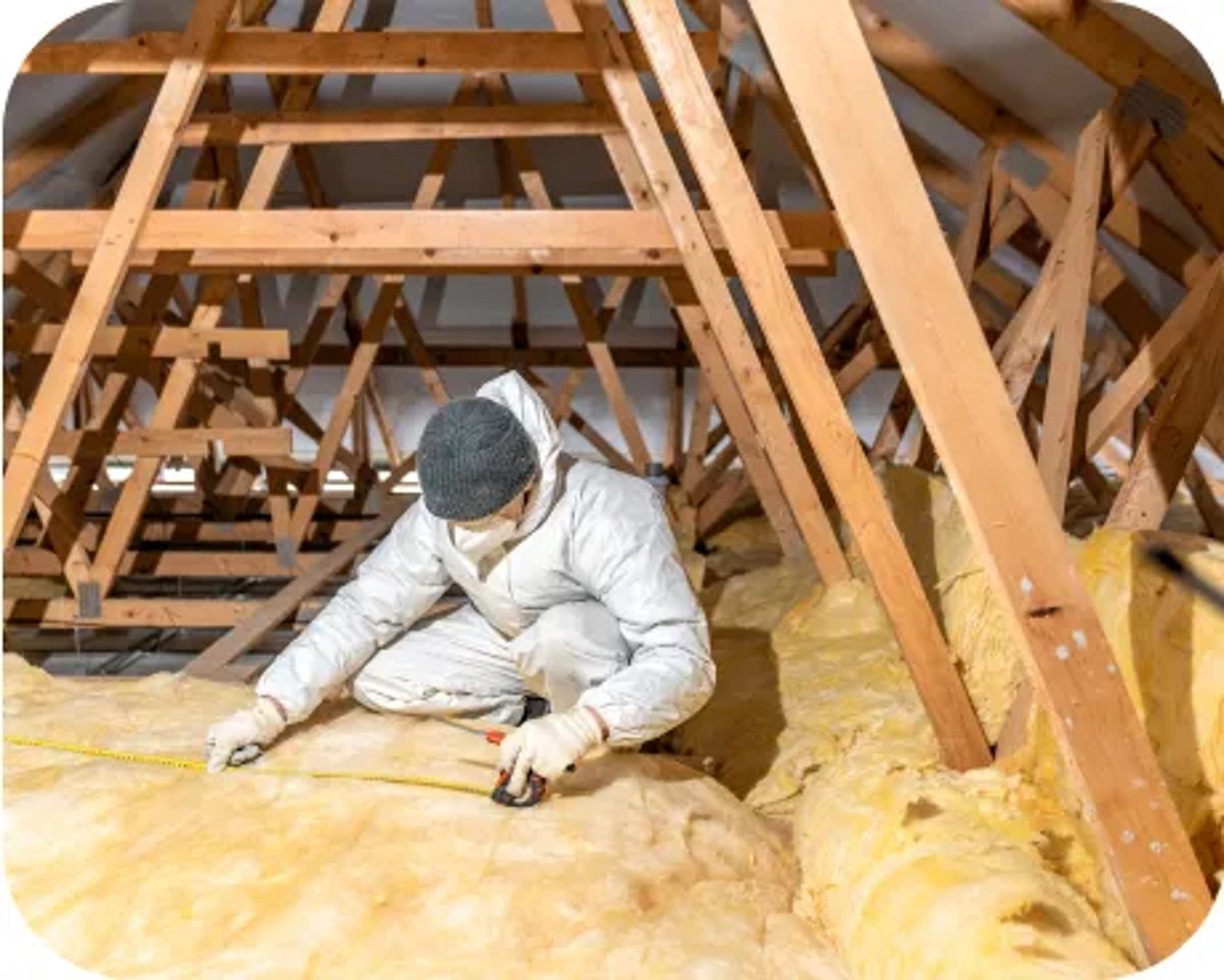 Attic Fiberglass Insulation