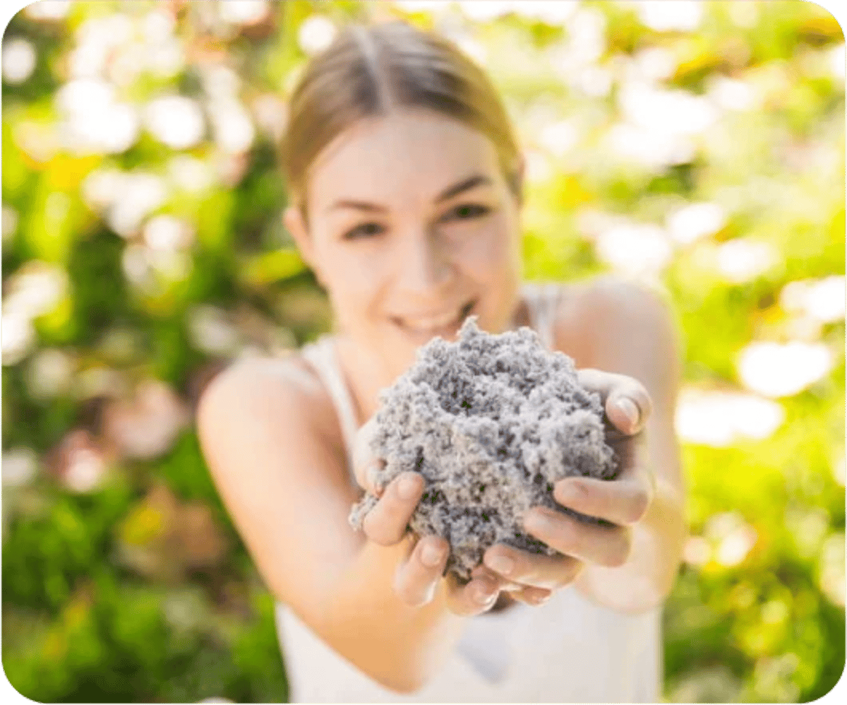 Cellulose insulation is recycled and helps reduce CO2