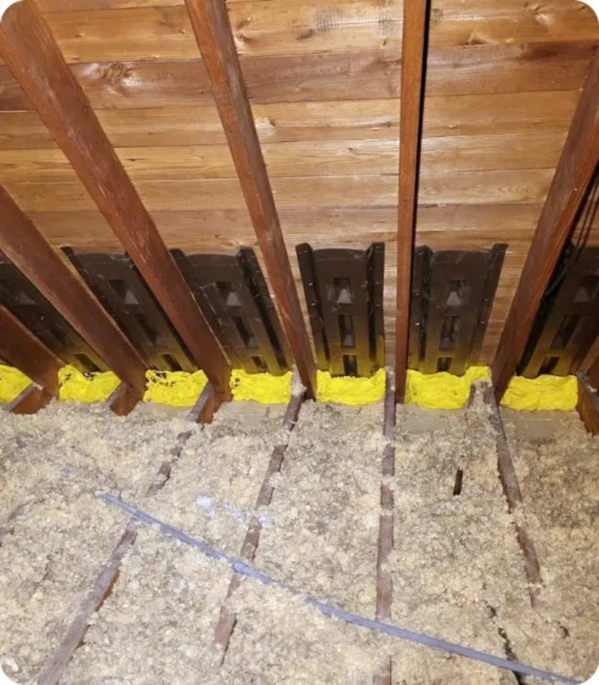 We install baffles in every joist bay, not just were ventilation is present