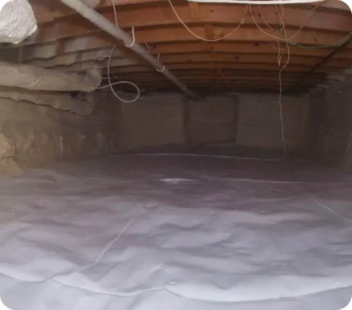 After Crawl Space Encapsulation