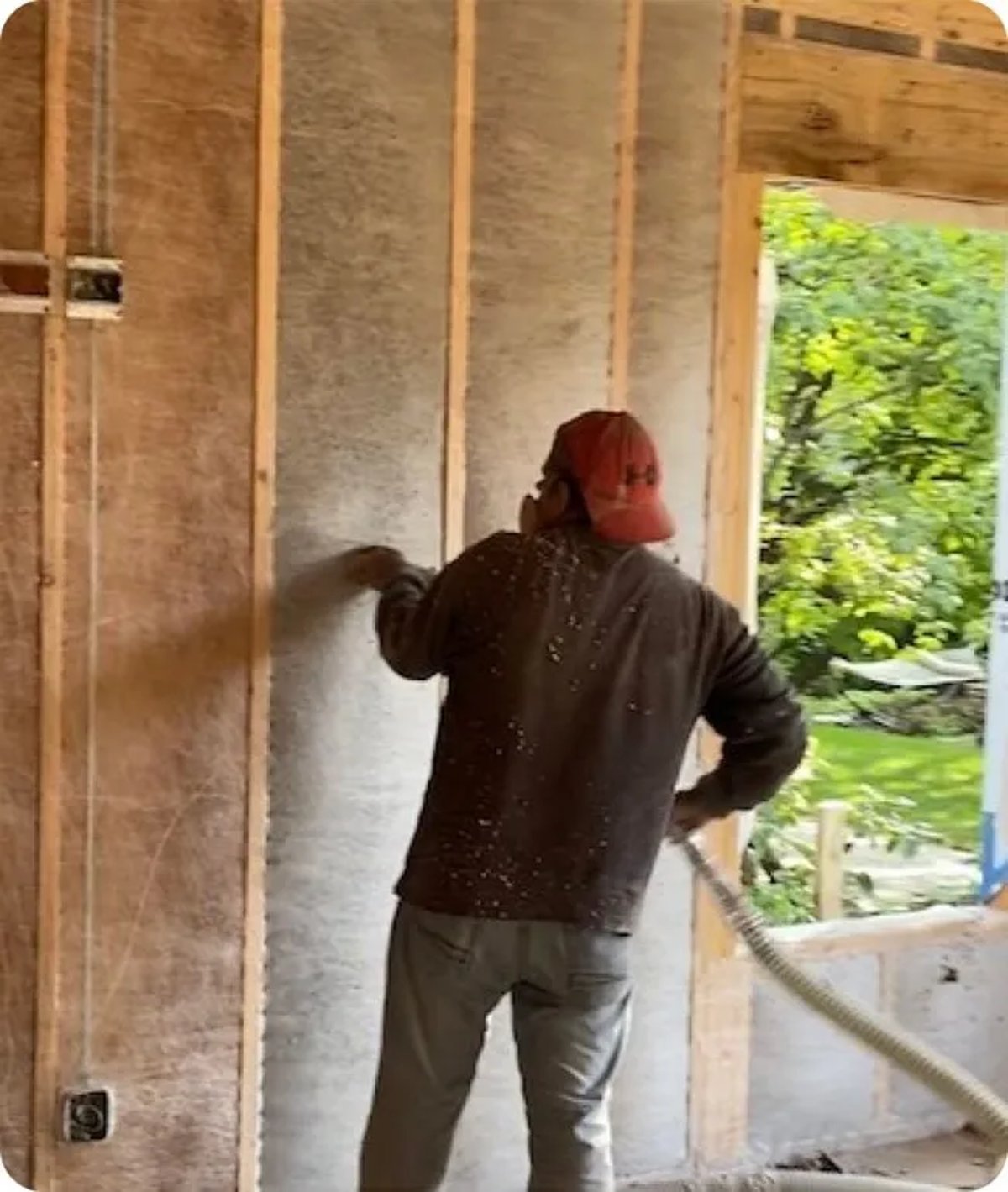 Cellulose 2x6 Framing R21