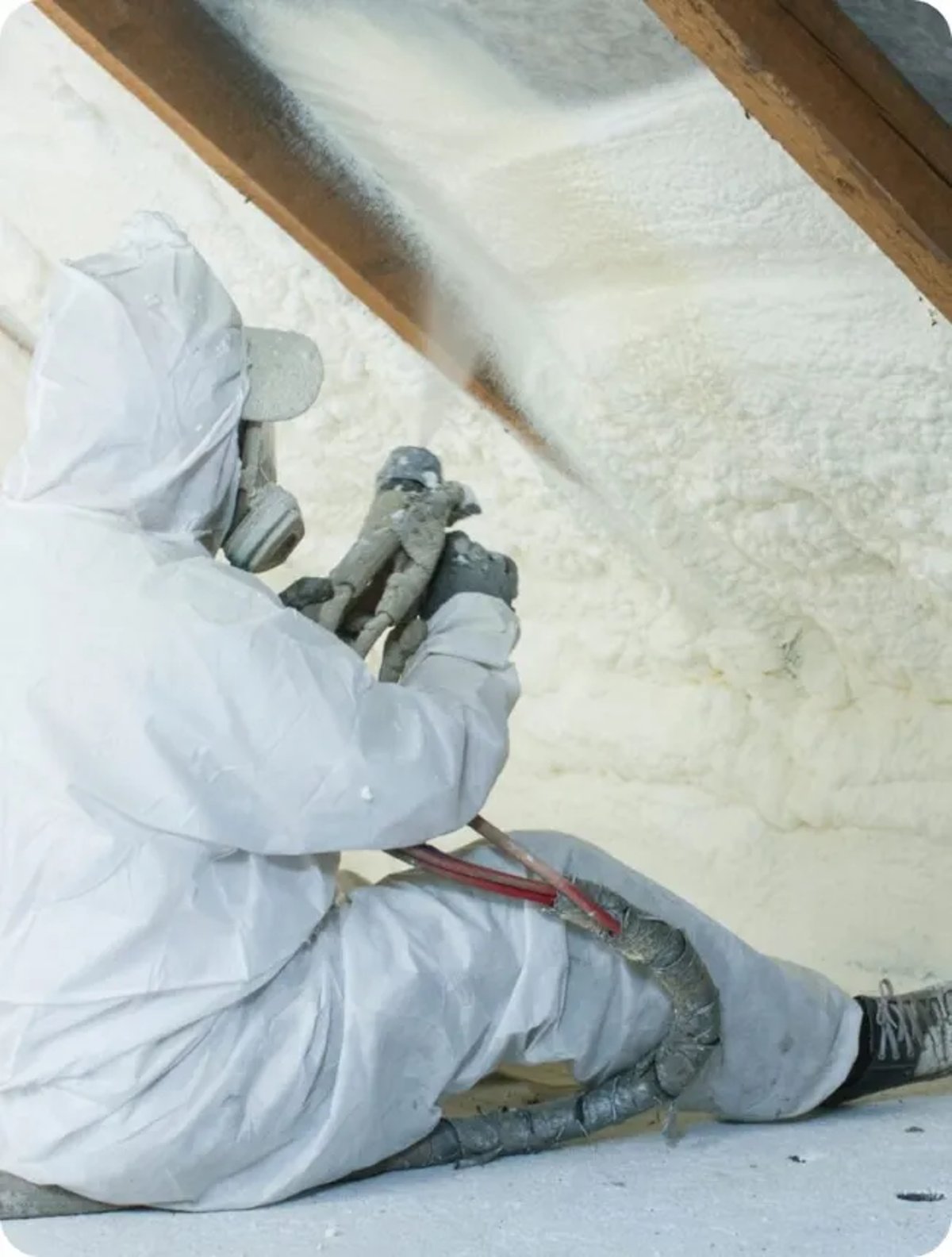 Uncompromised Shelter with Spray Foam Insulation