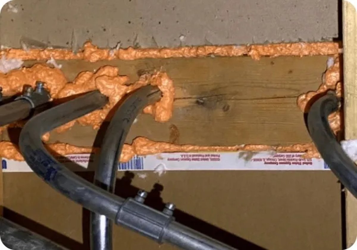 Air Sealing The Attic Floor - Top View