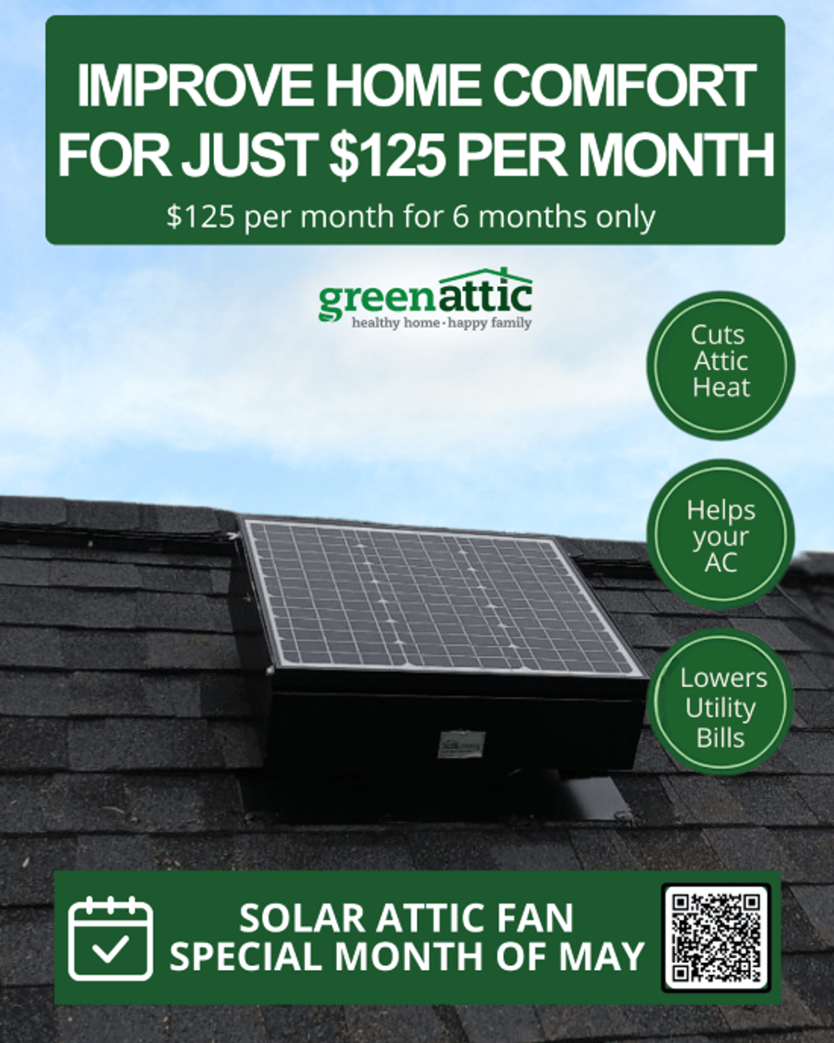 Green Attic Solar Attic Fan