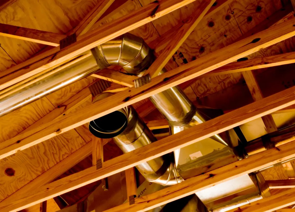Attic Ductwork Green Attic