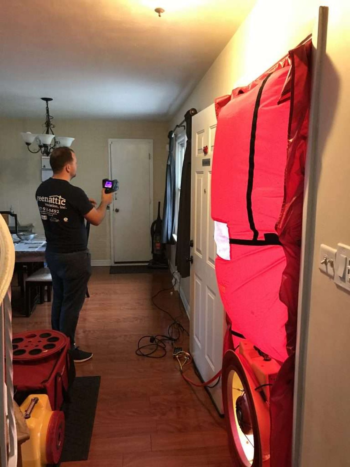 Blower Door Test As Energy Audit