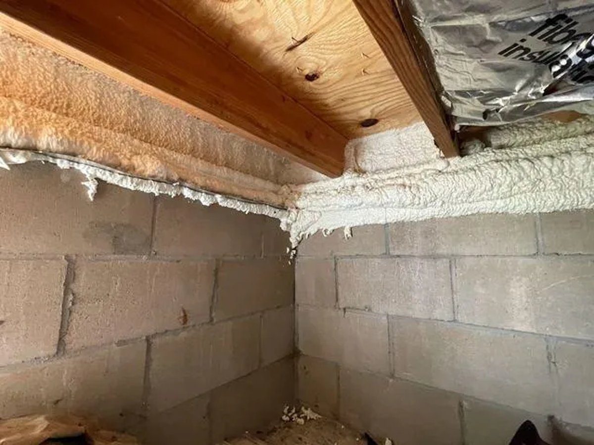 Air Leaks Spray Foam To The Rescue