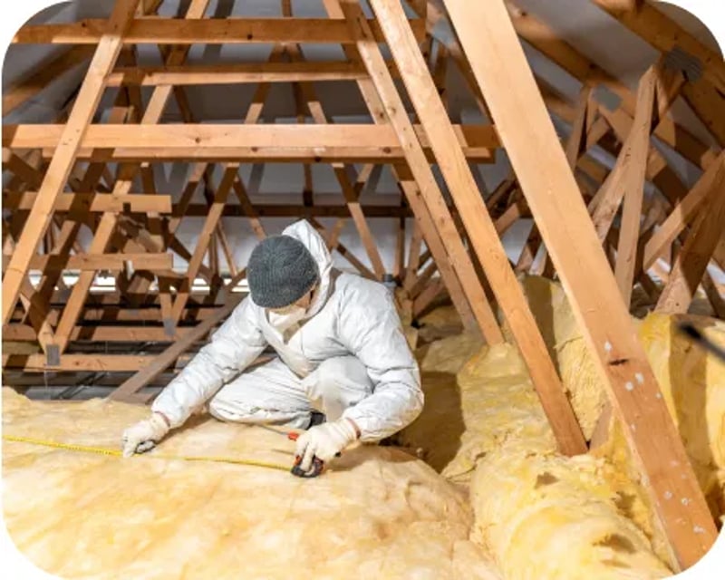 Attic Fiberglass Insulation