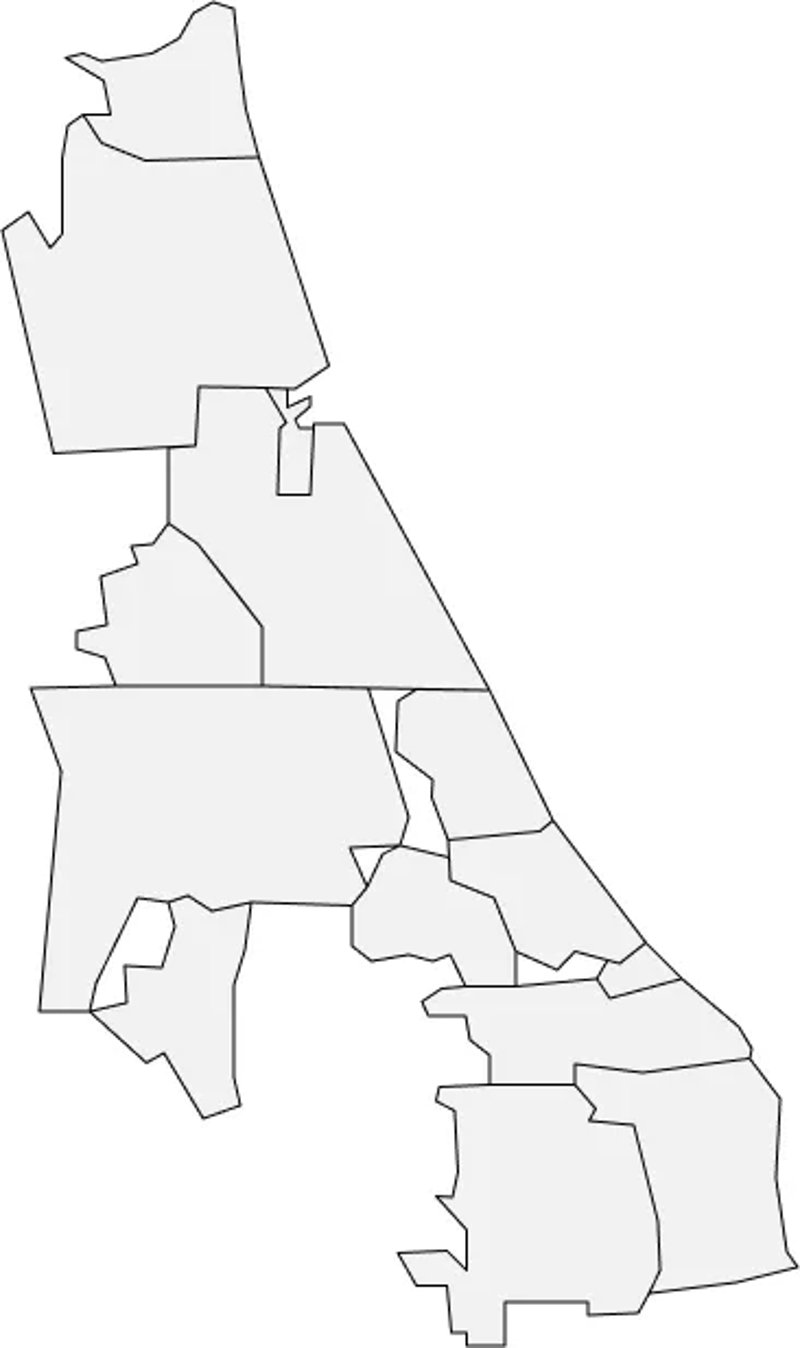 Chicago North Shore map