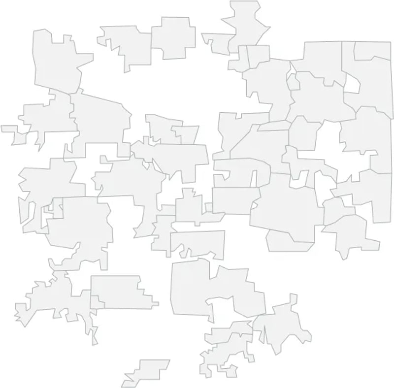 Chicago South Suburbs map