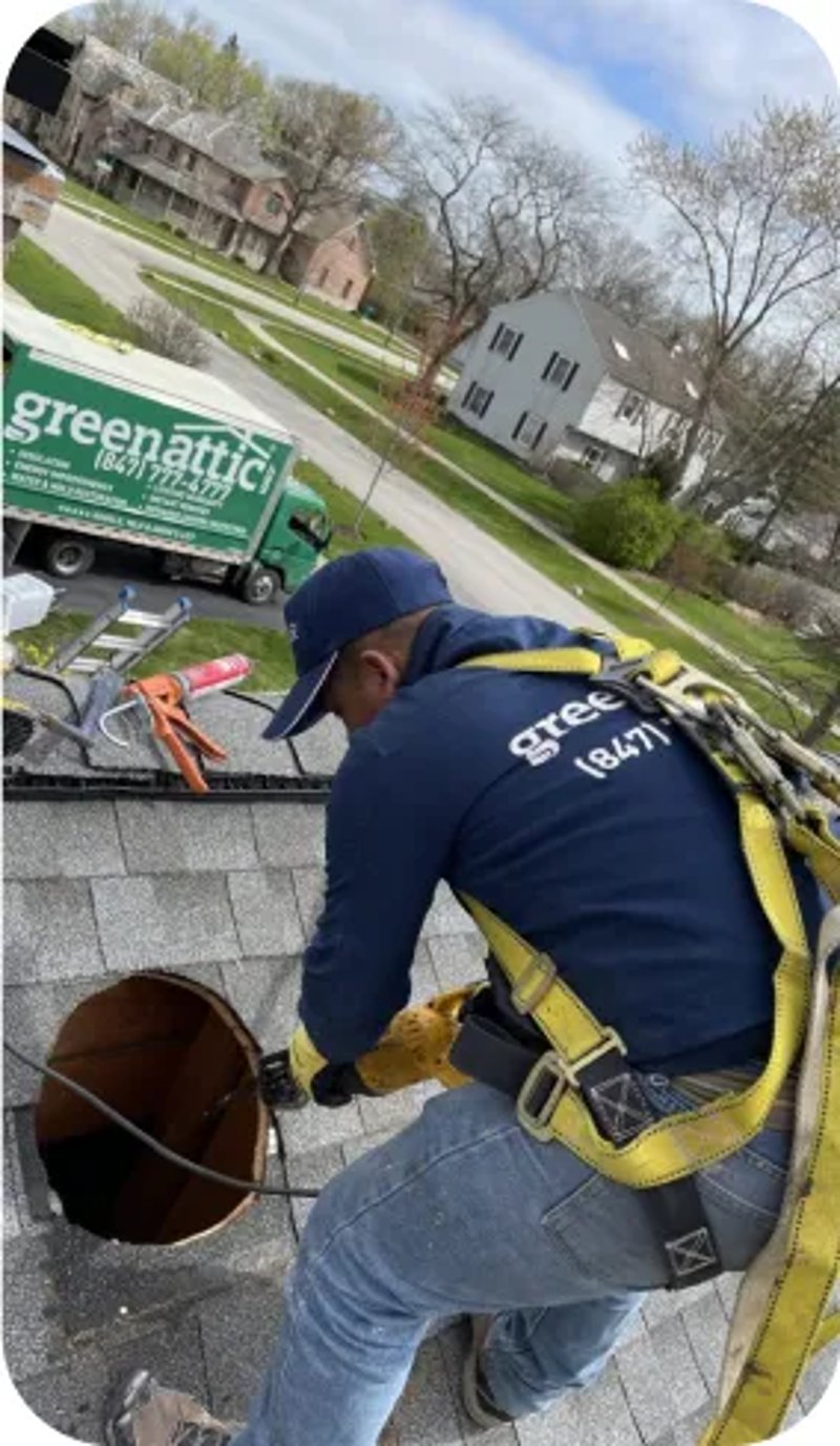 Green Atiic Roof Vents