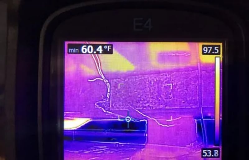 Thermal Imaging Camera Display
