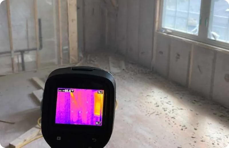 Blown In Insulation Between Studs