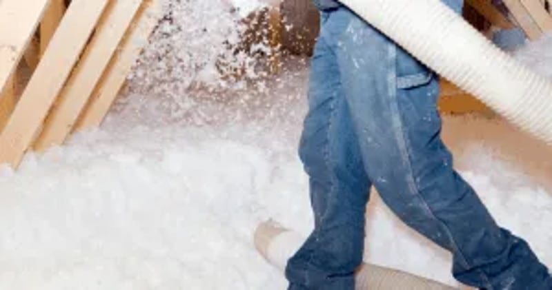 Installation Spray Foam Insulation In Attic