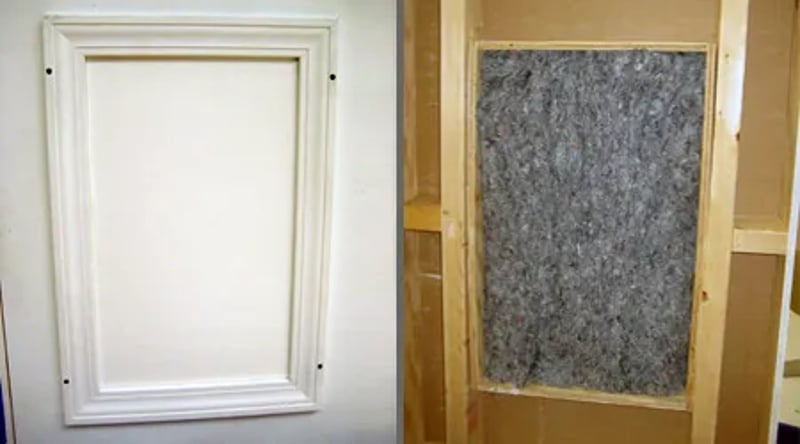 Knee Wall Door Insulation