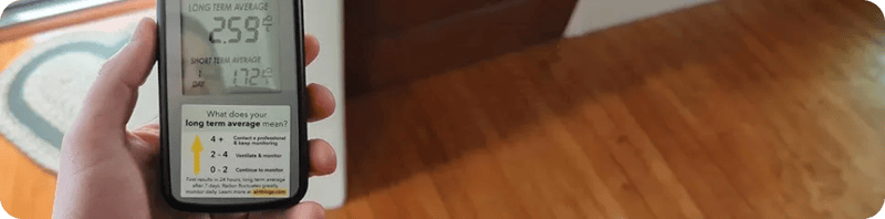 Test for radon