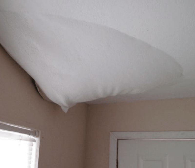 Ice Dam Roof Leak Water Damage